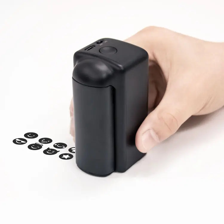 Evebot PrintInd — 可攜式手持式噴墨印表機噴碼機,搭配快乾墨水匣,適用於各種材質表面列印 Evebot