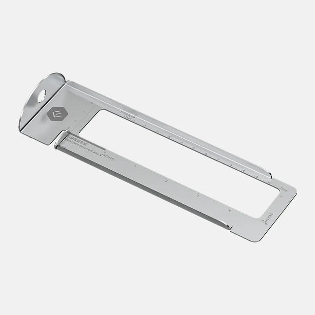 Universal auxiliary ruler for Handheld Printers Evebot