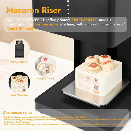 Coffee Printer Macaron Riser Evebot