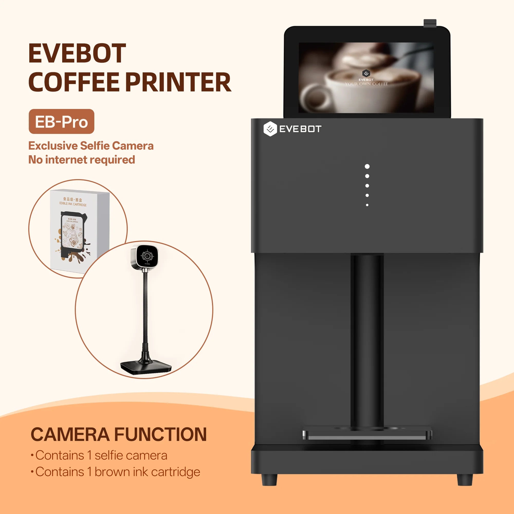 Evebot Coffee Printer EB-Pro High Speed