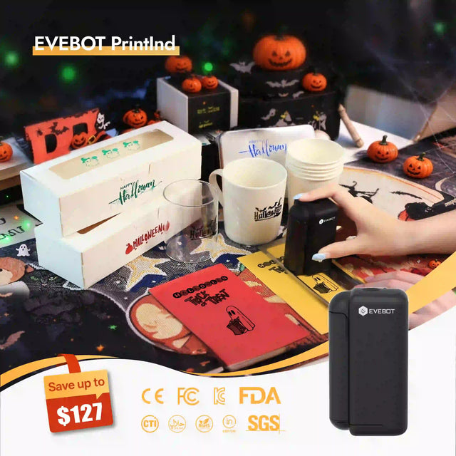 Evebot PrintInd Handheld Inkjet Printer Gun Evebot