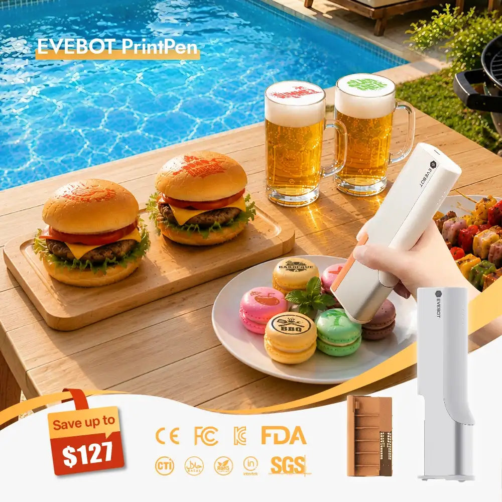 Evebot Food-grade Portable PrintPen Evebot